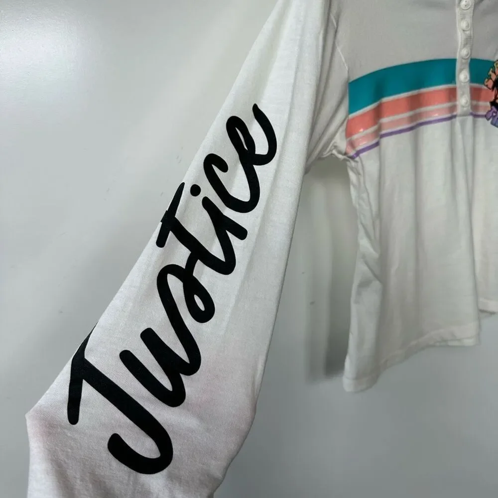 Stranger Things Girls Long Sleeve Top by Justice size Medium